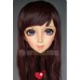 (XYing)Crossdress Sweet Girl Resin Half Head Female Cartoon Character Kigurumi Mask With BJD Eyes Cosplay Anime Role Lolita Doll Mask